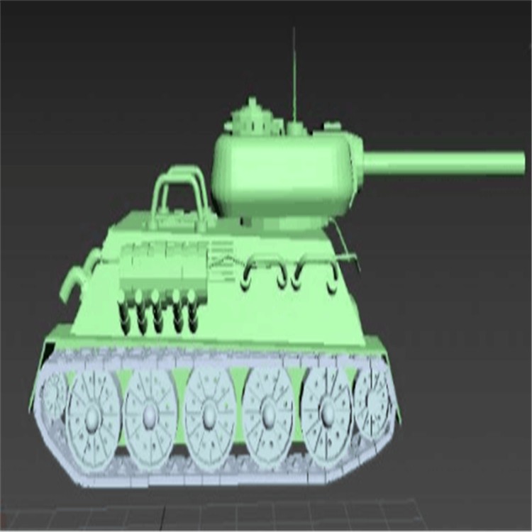 平果充气军用坦克模型